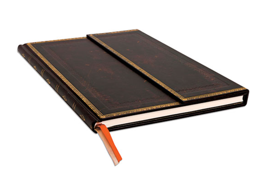 Notebook Paperblanks - Black Moroccan, Grande unlined