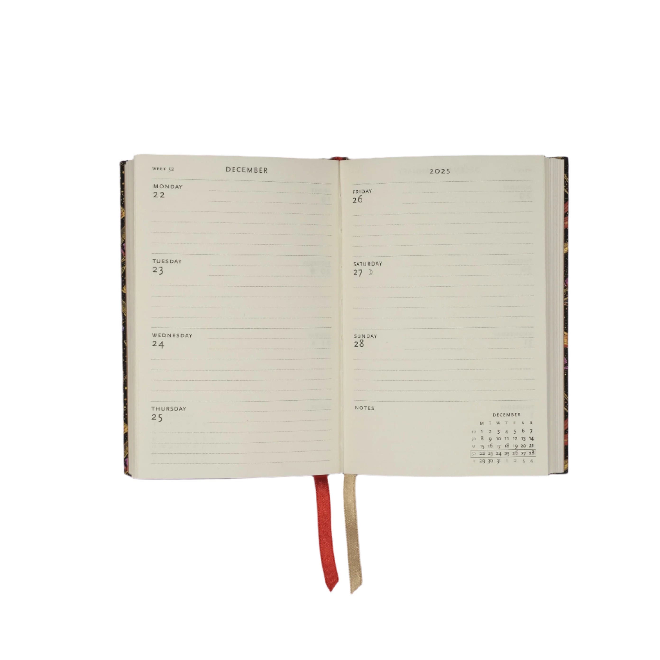 Lukuvuosikalenteri 2025-2026 18kk Paperblanks - Blue Willow, Mini