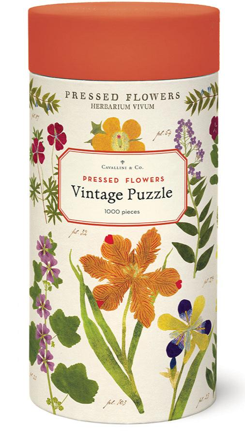 Palapeli Cavallini - Pressed Flowers