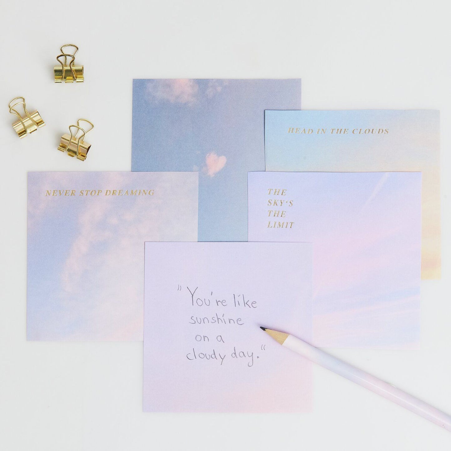 Muistilaput Paper Poetry - Sky is the limit