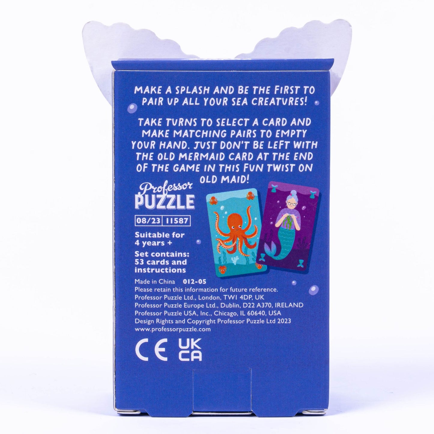 Card game Professor Puzzle - Old Mermaid