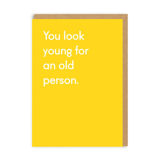 2-part card Ohh Deer - Old person