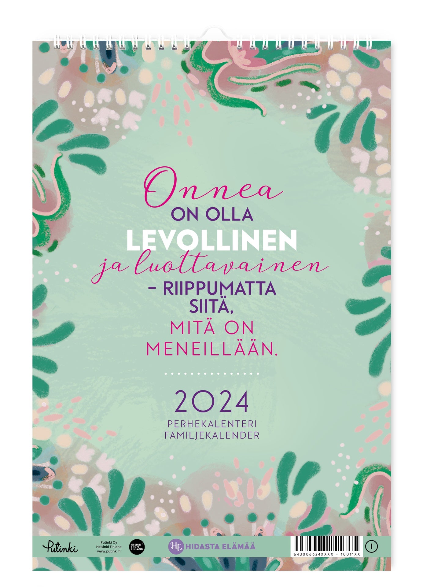 Perhekalenteri - Hidasta Elämää 2024