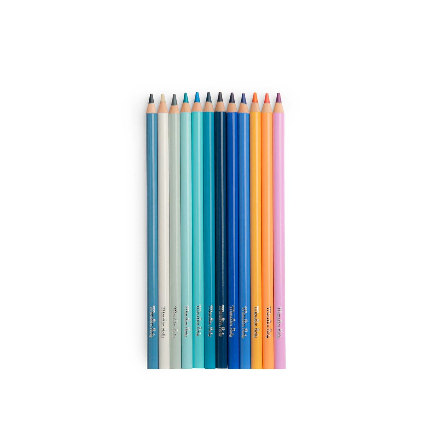 Wooden crayons Moulin Roty - Colors of the sky