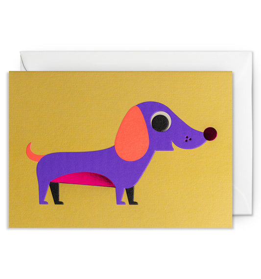 2-piece card Lagom - Dachshund