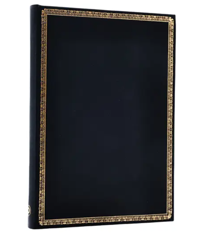 Notebook Paperblanks - Black Edition, Midi lined