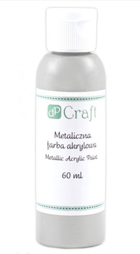 Akryyliväri 60ml DPC - metallihopea