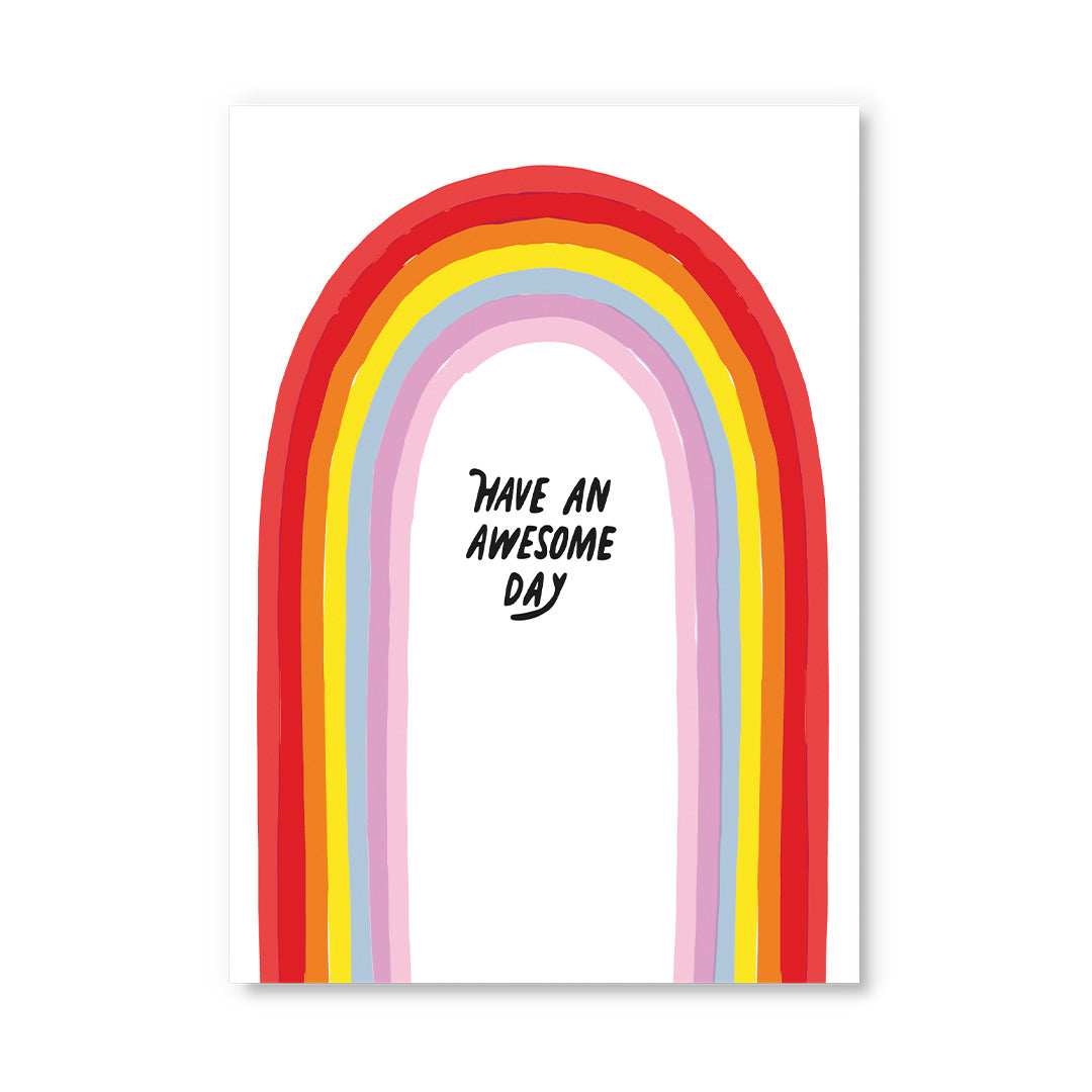 Postikortti Ohh Deer - Awesome Day