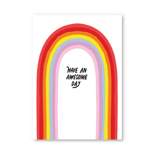 Postcard Ohh Deer - Awesome Day