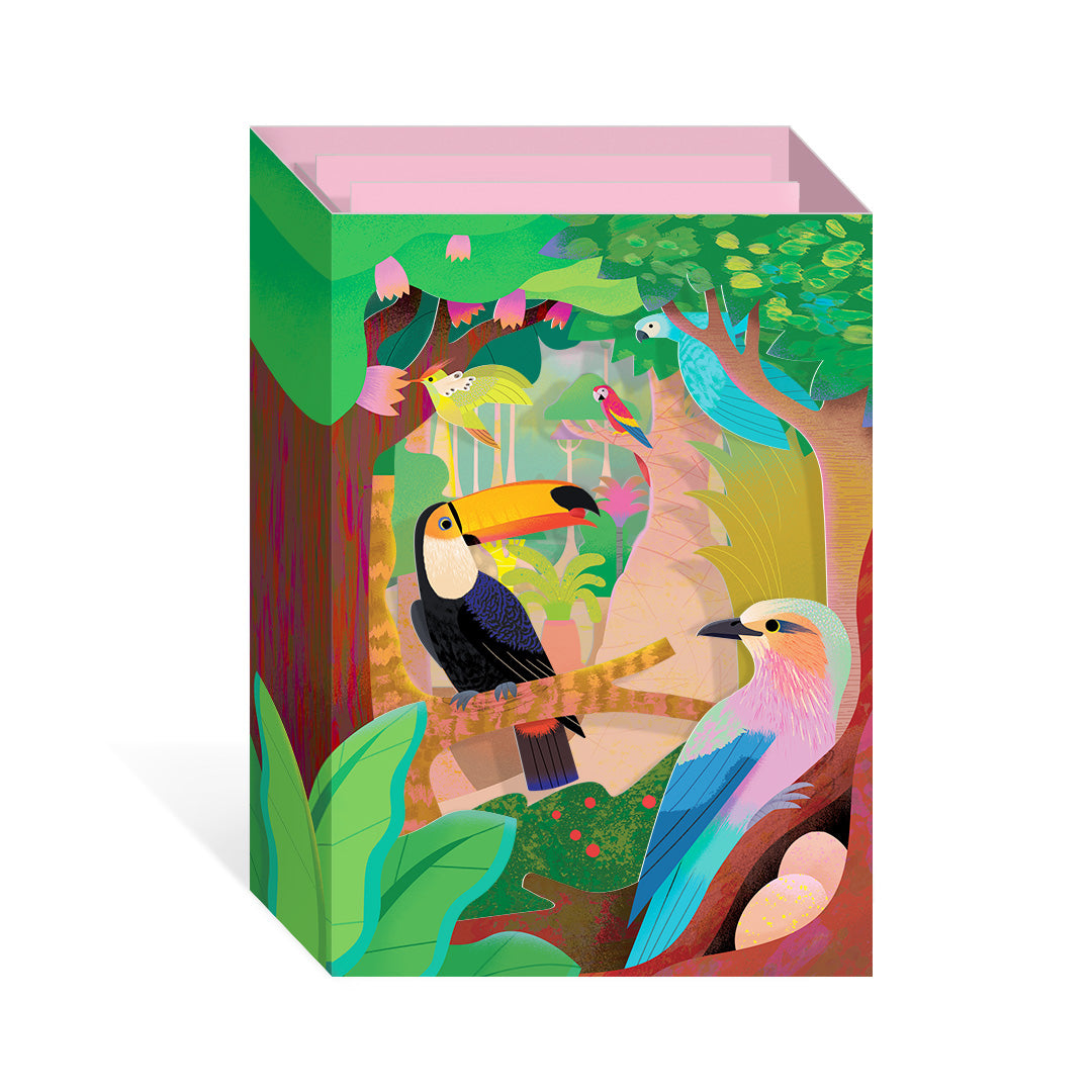 3D-kortti Ohh Deer Pop-up - Birds Of The Amazon