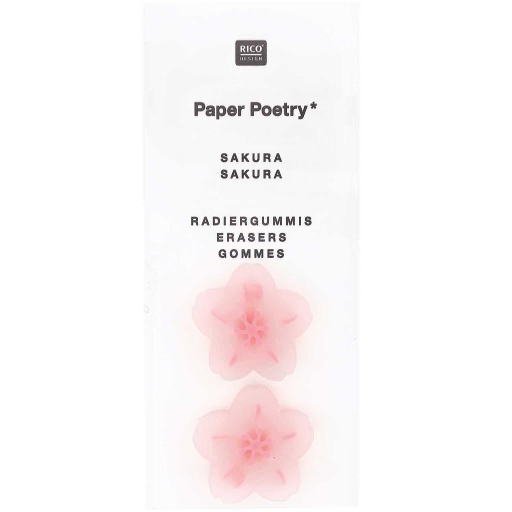 Pyyhekumit Paper Poetry - Sakura