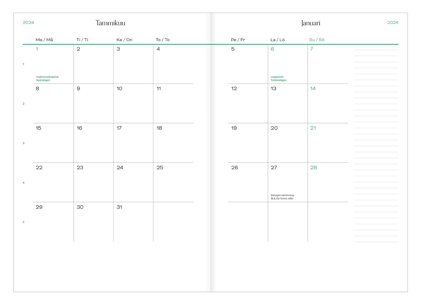 Weekly diary - Kreetta Järvenpää 2024