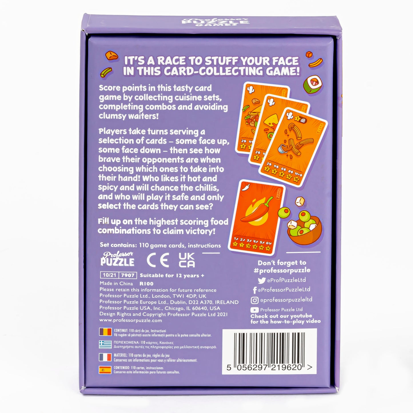 Korttipeli Professor Puzzle - All you can eat