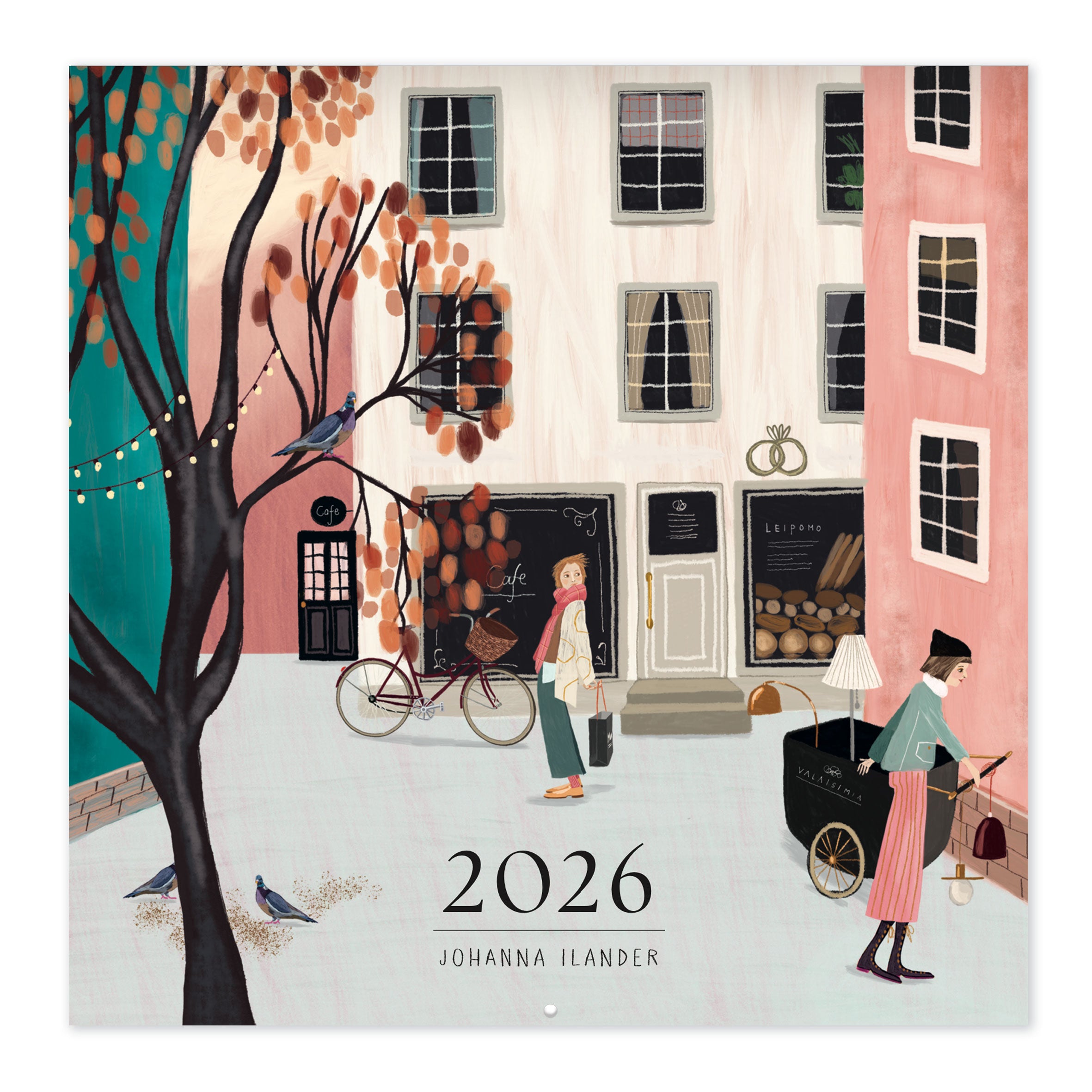 Seinäkalenteri 20x20 2026 Putinki Ilander