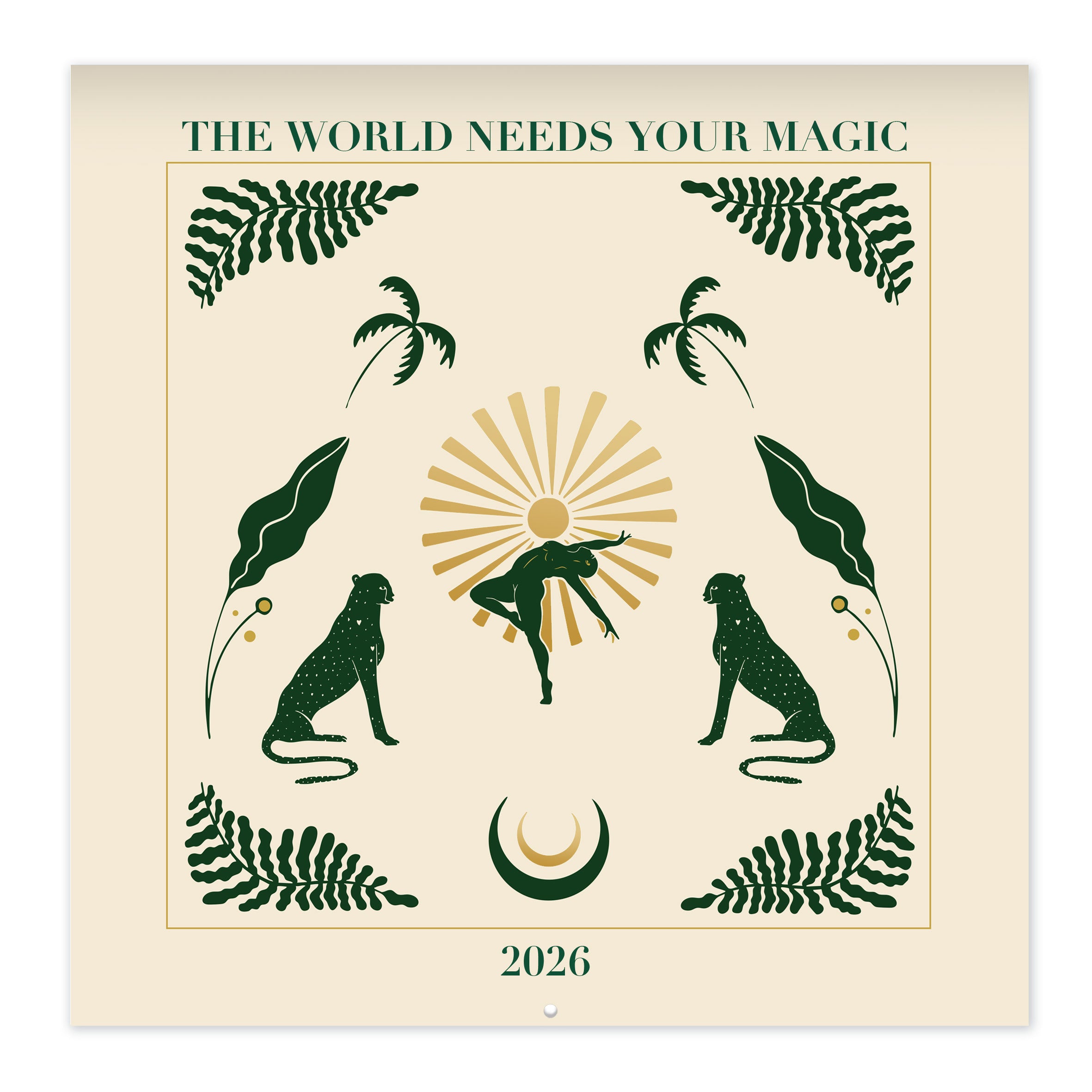 Seinäkalenteri 20x20 2026 Putinki Uhana