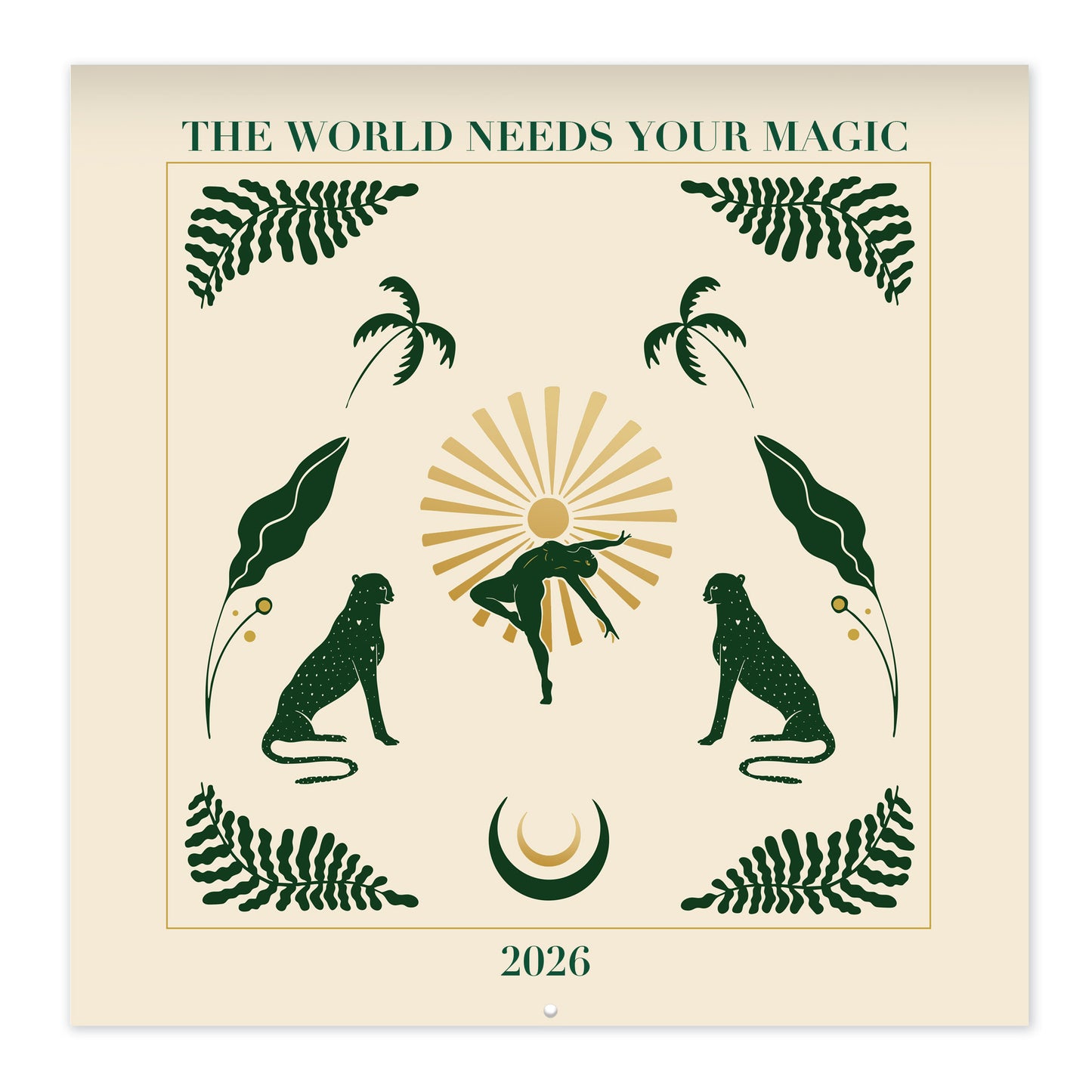 Seinäkalenteri 20x20 2026 Putinki Uhana
