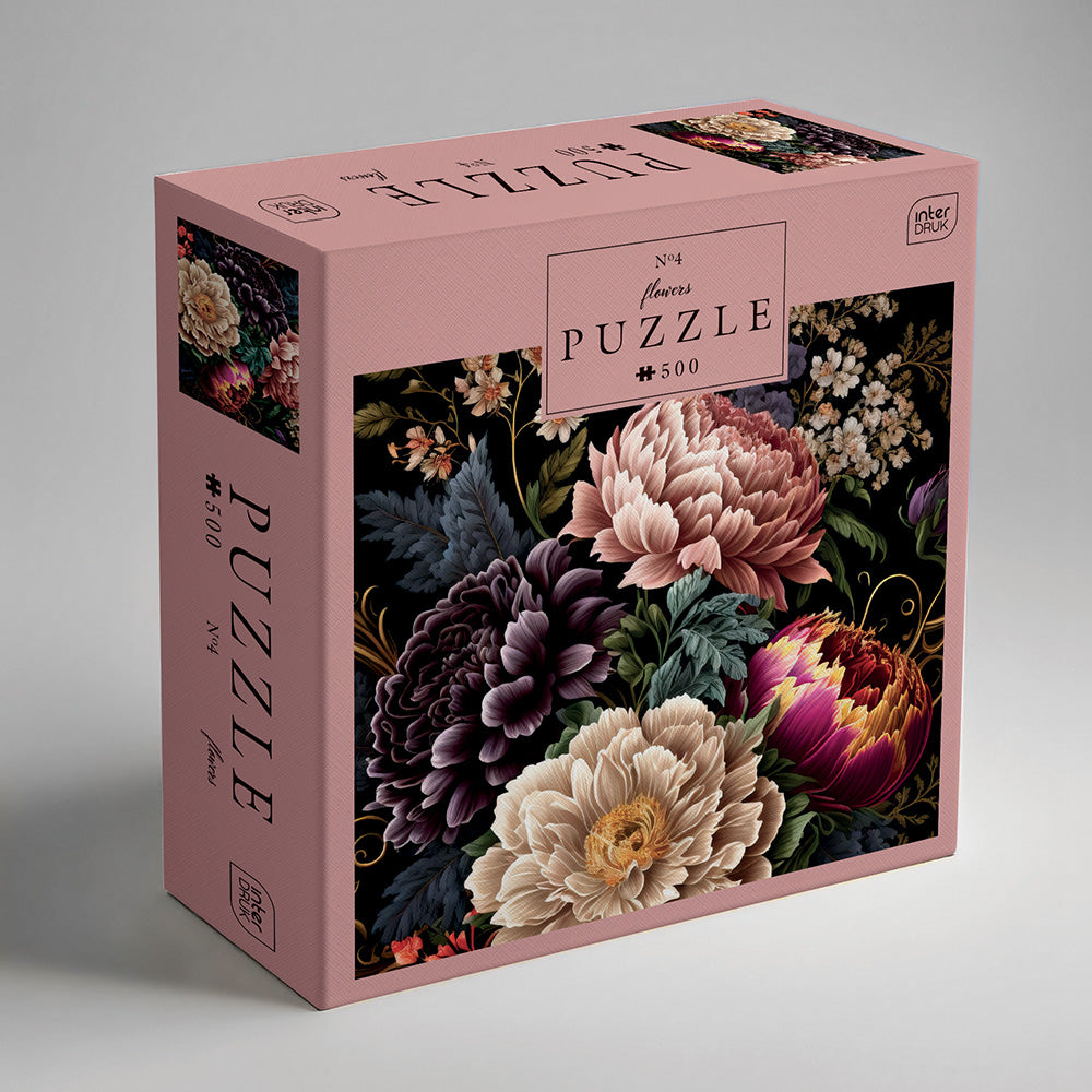 Palapeli 500 palaa Interdruk - Flowers 4