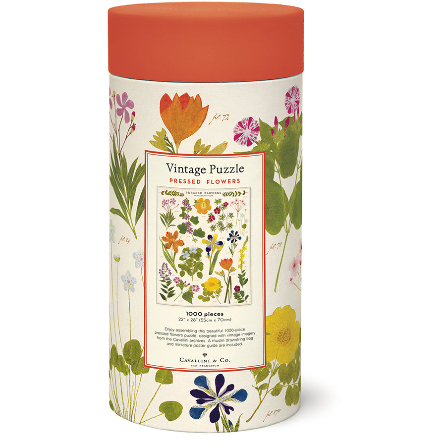 Palapeli Cavallini - Pressed Flowers