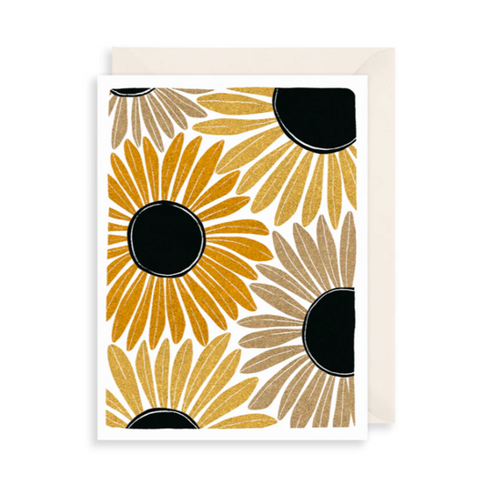 2-part card The Art File - Tiny but Mighty, Sunflowers