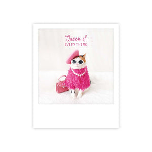 Postcard Pickmotion - Queen of everything, cat