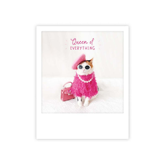 Postcard Pickmotion - Queen of everything, cat