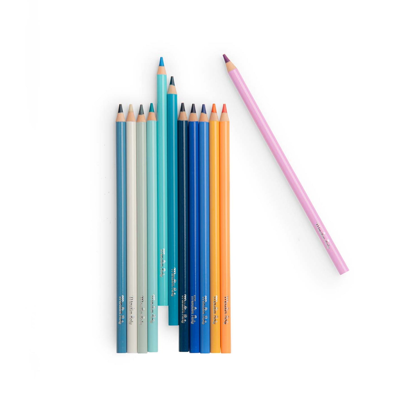 Wooden crayons Moulin Roty - Colors of the sky