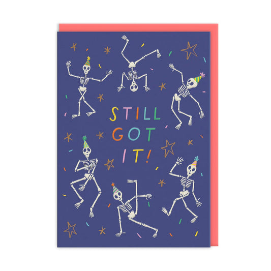 2-part card Ohh Deer - Still Got It! Skeleton