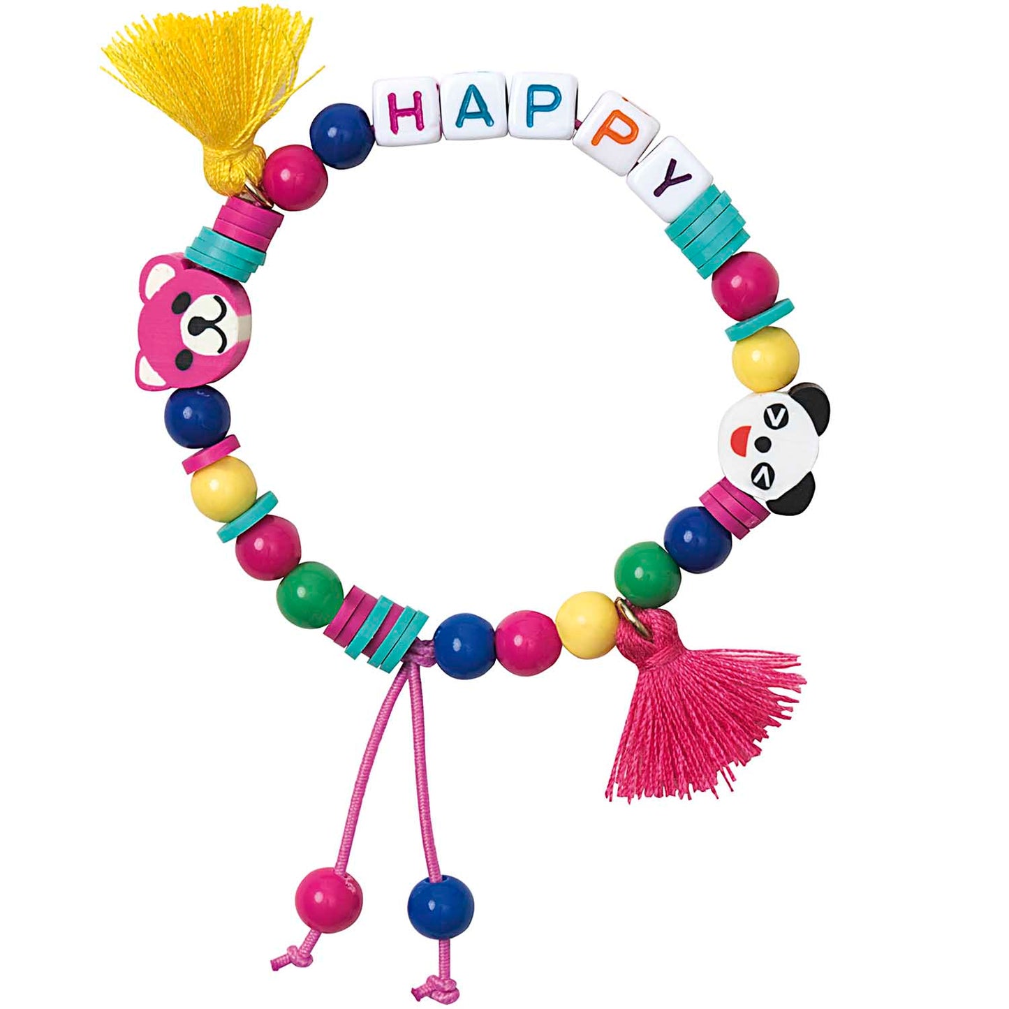 Beads for bracelet Rico Design - Happy