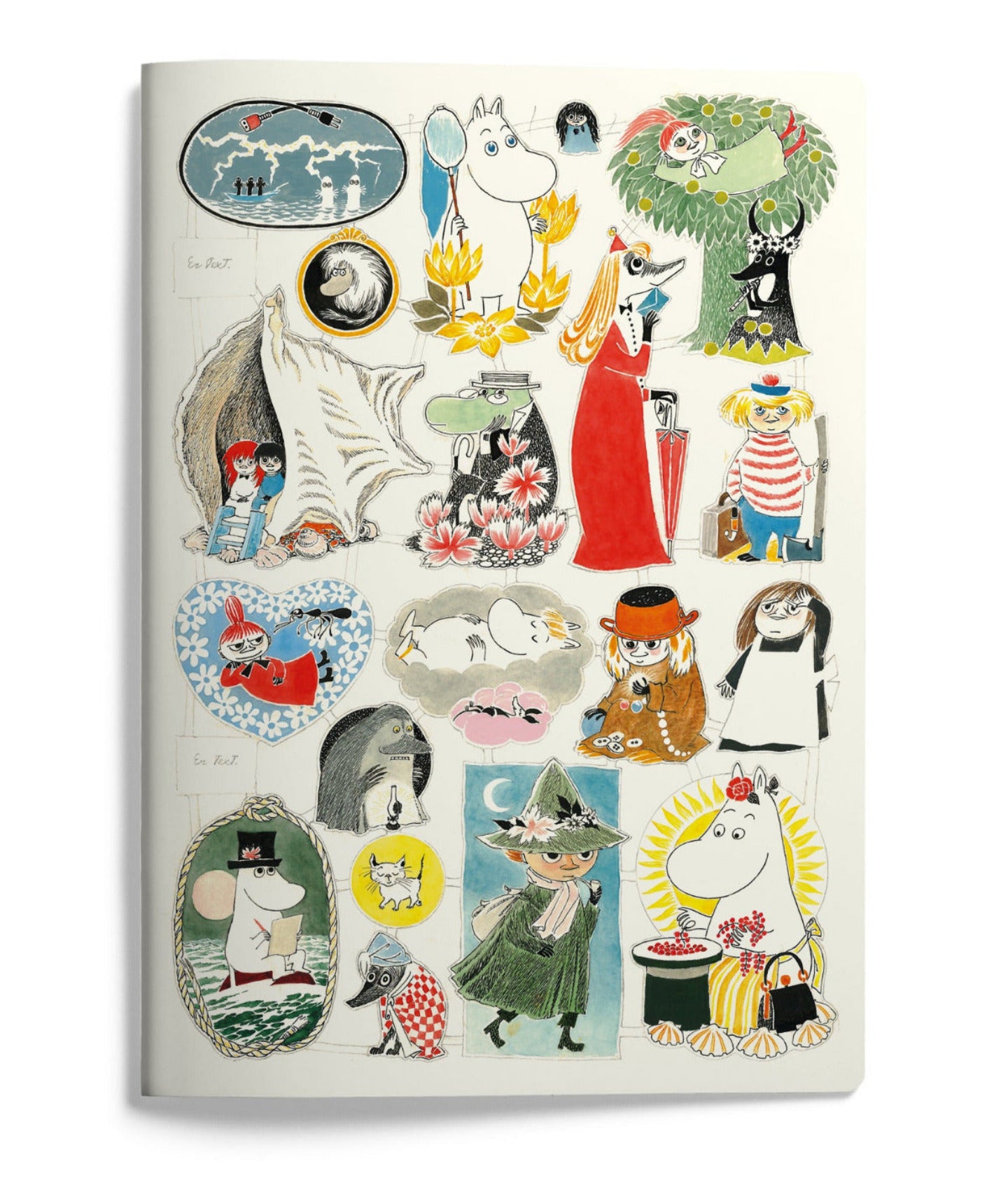 Notebook A4 Putinki Moomin - Characters