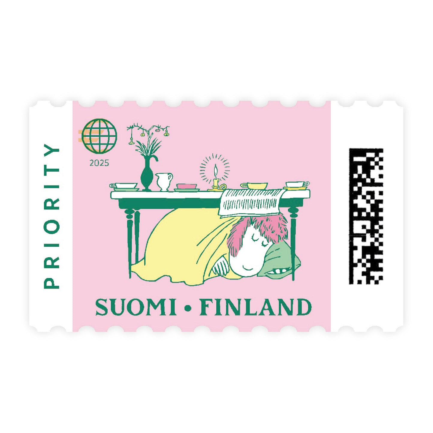 Ulkomaan ikimerkki 5 kpl - Muumit 80 vuotta