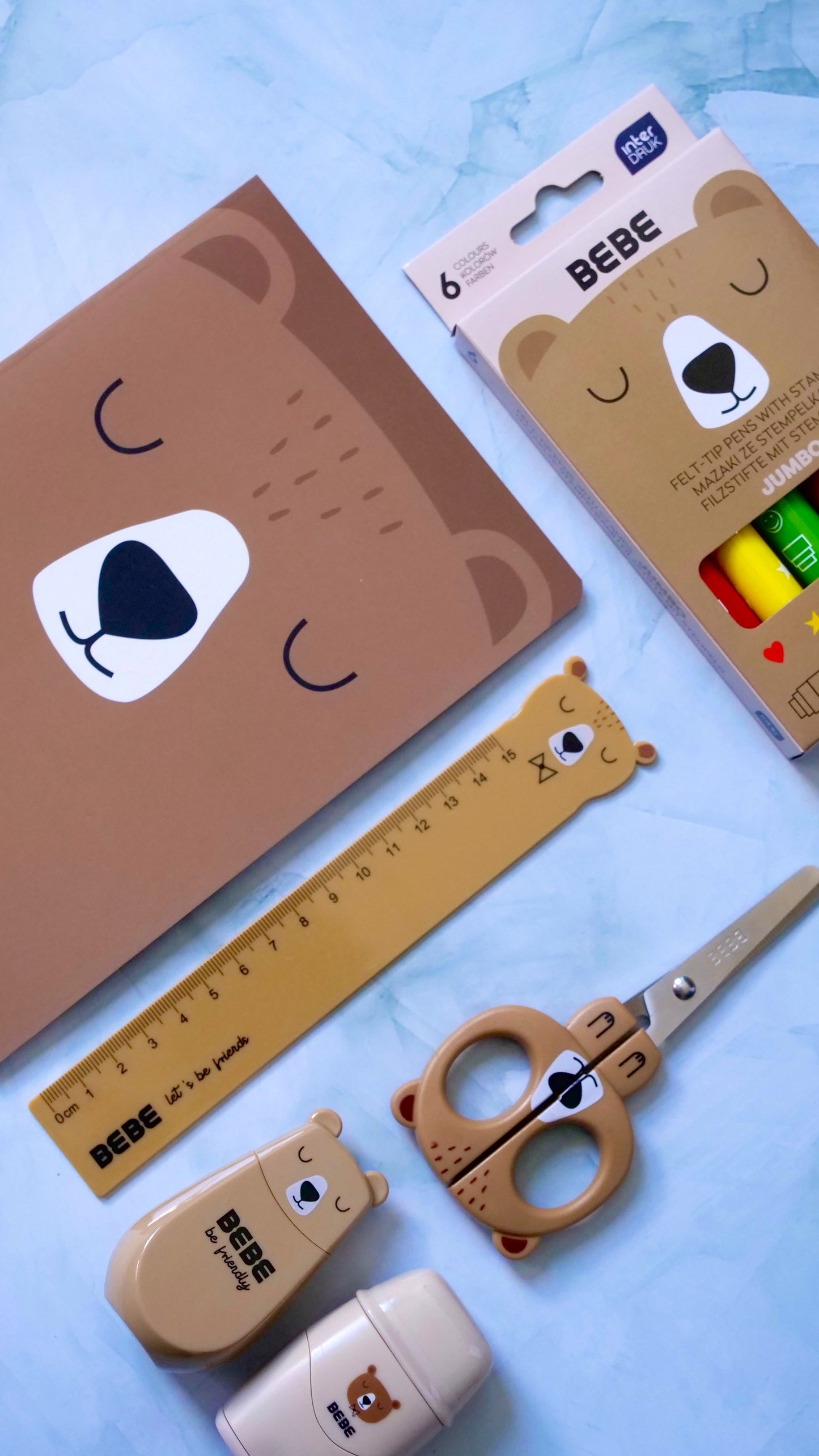 Scissors Interdruk - Bebe Friends Bear