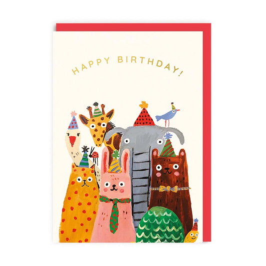 2-part card Ohh Deer - Happy Birthday! Animals