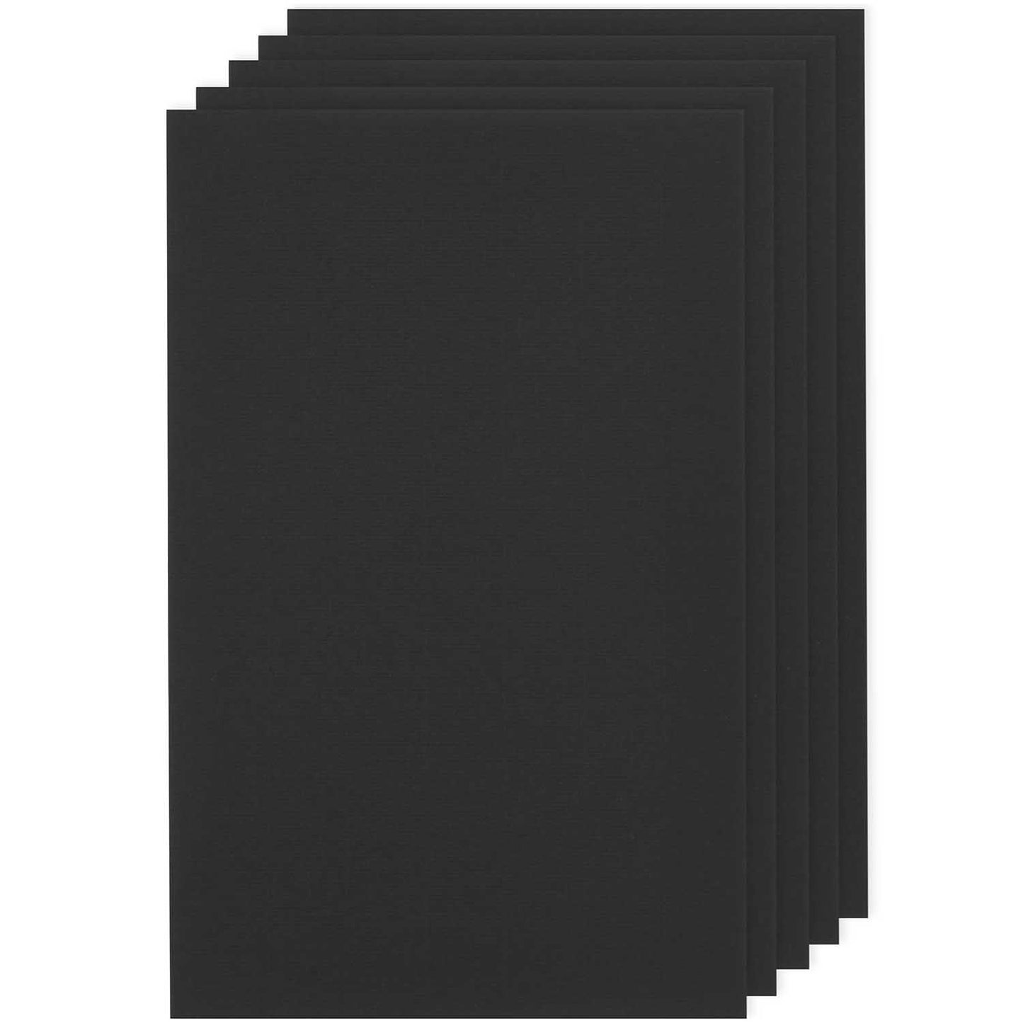 Kartonki A4 Rico Design - Black, 5kpl