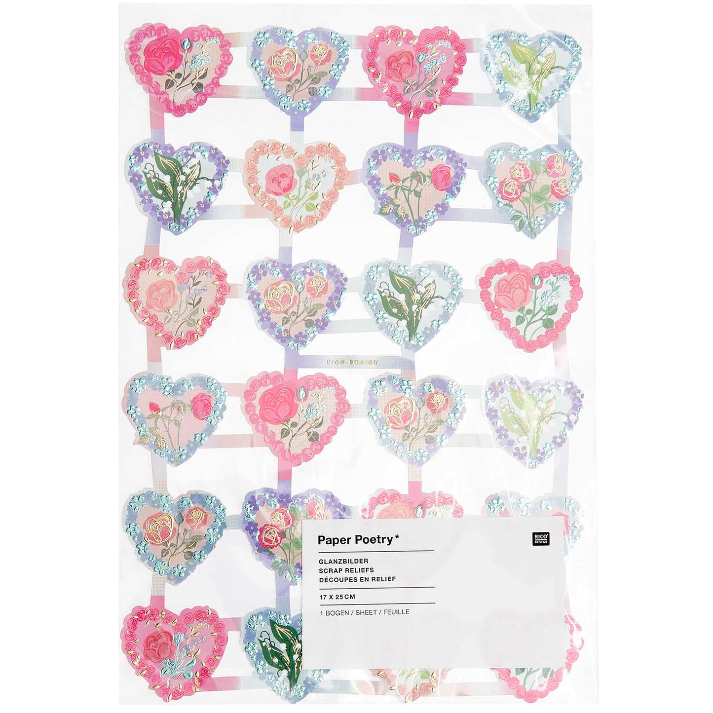 Paper die-cuts Paper Poetry - Big Heart