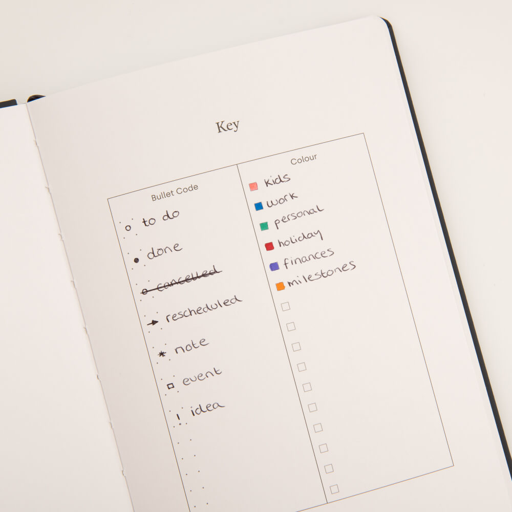 Dotted notebook A5 Yop & Tom - Moon & Stars, Blush Pink