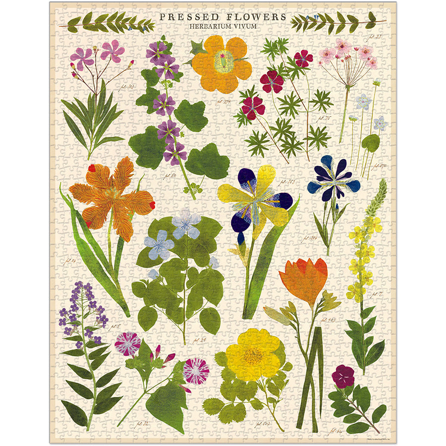 Palapeli Cavallini - Pressed Flowers