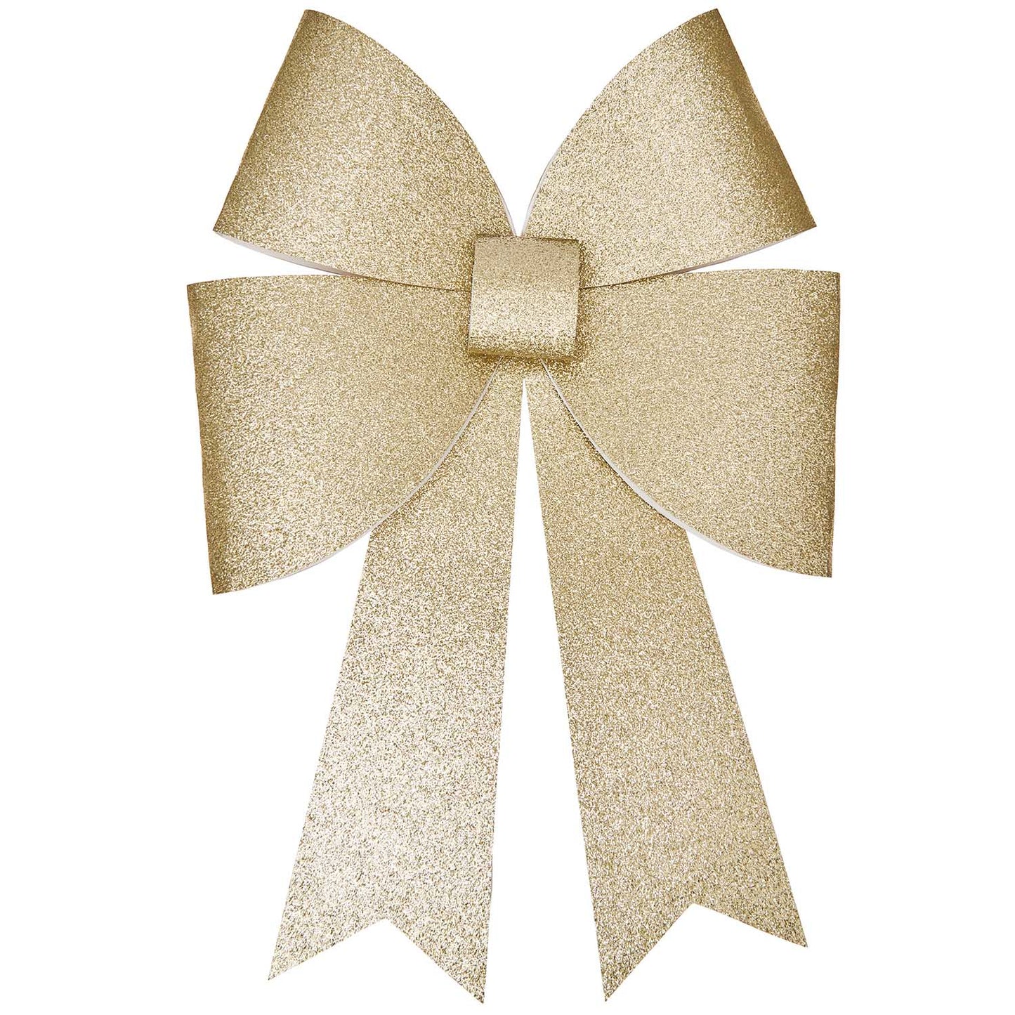 Bow decoration XL Rico Design - glitter gold
