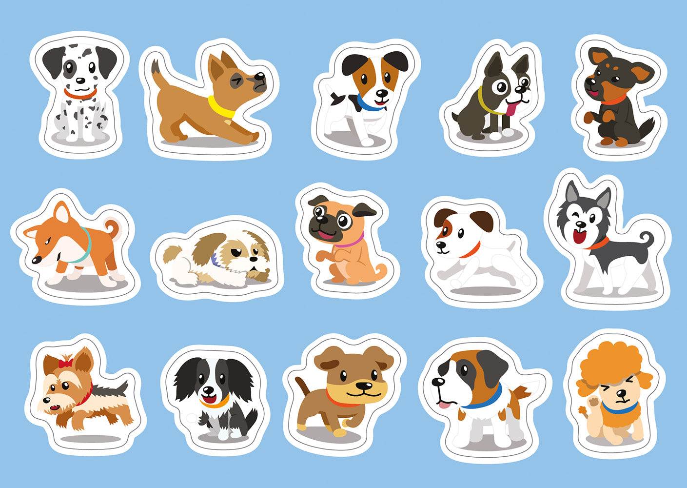 Palapeli 250 palaa Interdruk - Dogs