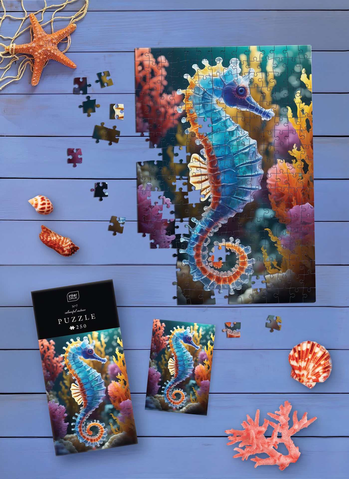 Palapeli 250 palaa Interdruk - Sea Horse