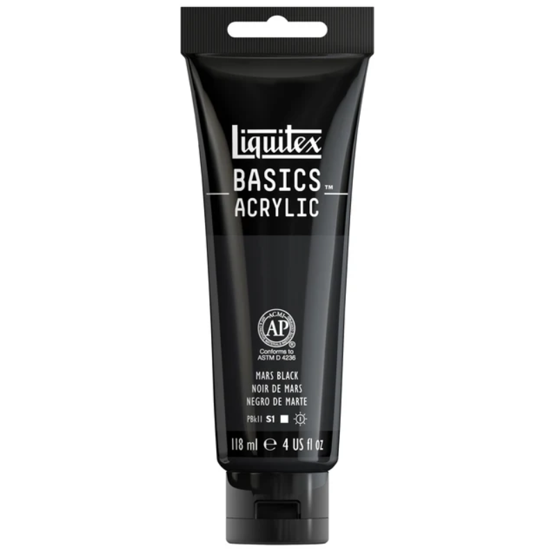 Liquitex Basics 118ml akryyliväri - 276 Mars Black