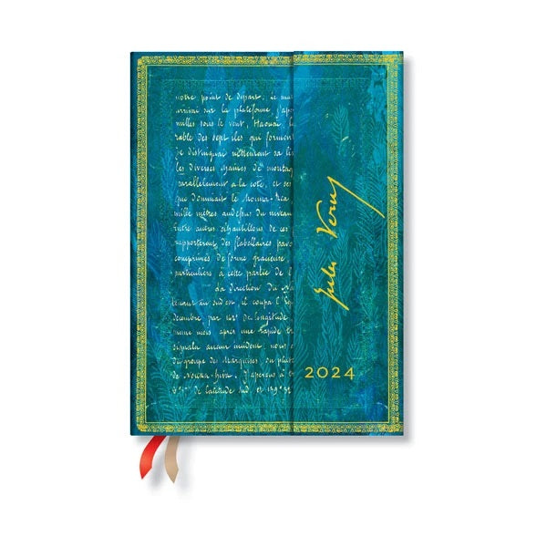12 kk kalenteri Paperblanks - Verne, Twenty Thousand Leagues, Midi 2024