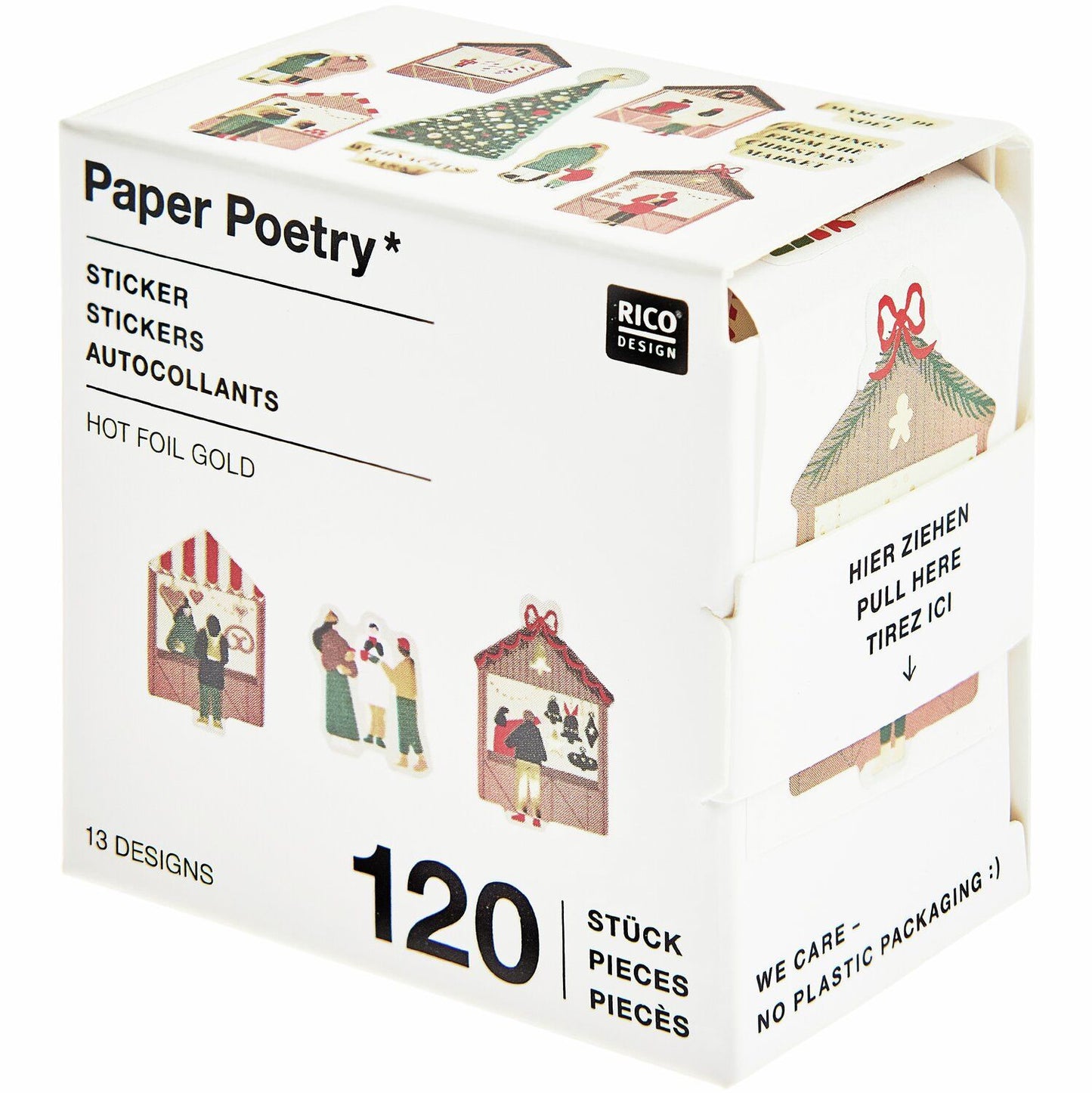 Tarrasetti Paper Poetry - Joulumarkkinat