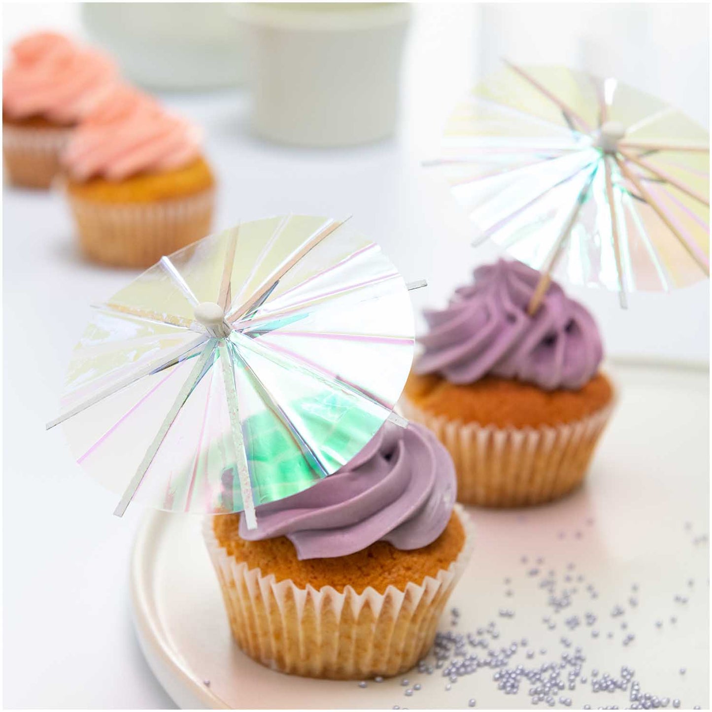 Cocktailvarjot Rico Design - Holographic