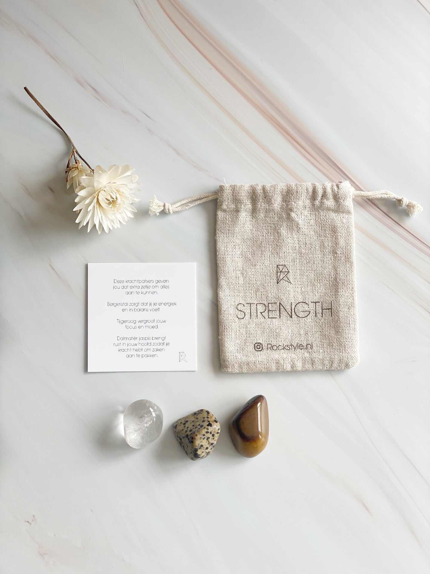 Power stones in a gift bag Rockstyle - Strength
