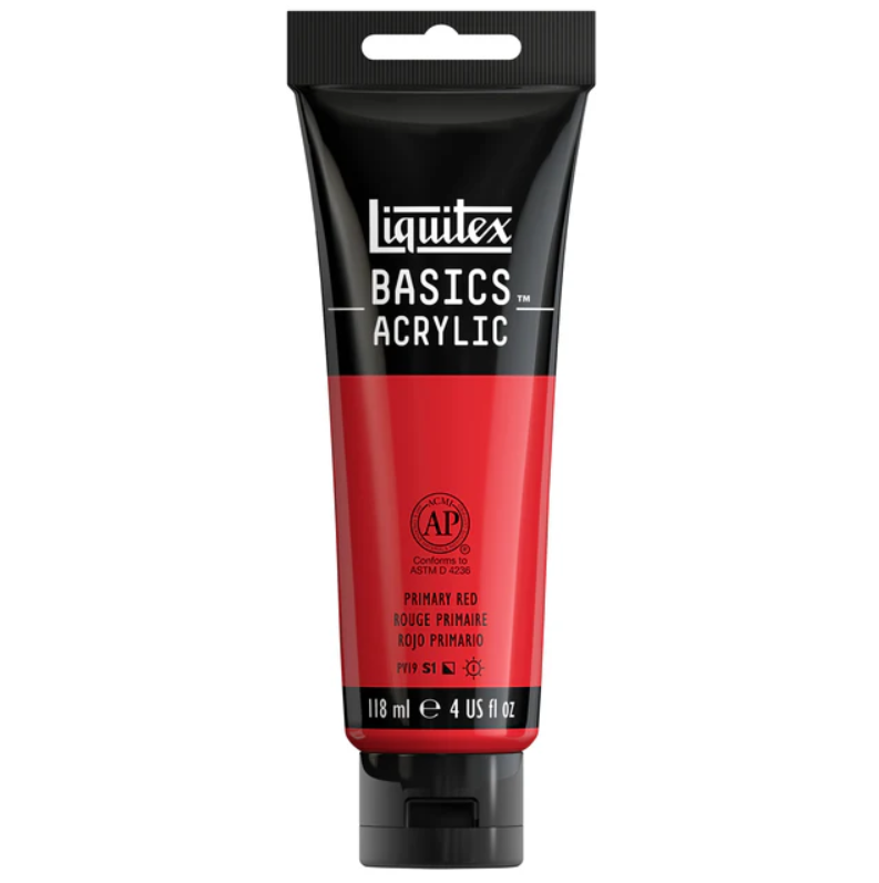 Liquitex Basics 118ml akryyliväri - 415 Primary Red