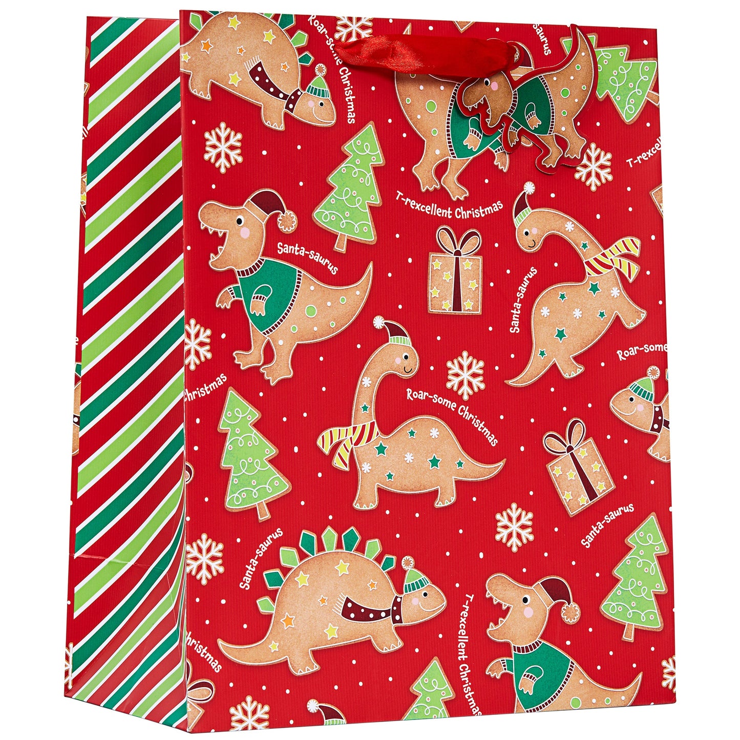 Gift bag Partisan - Gingerbread-Dino L