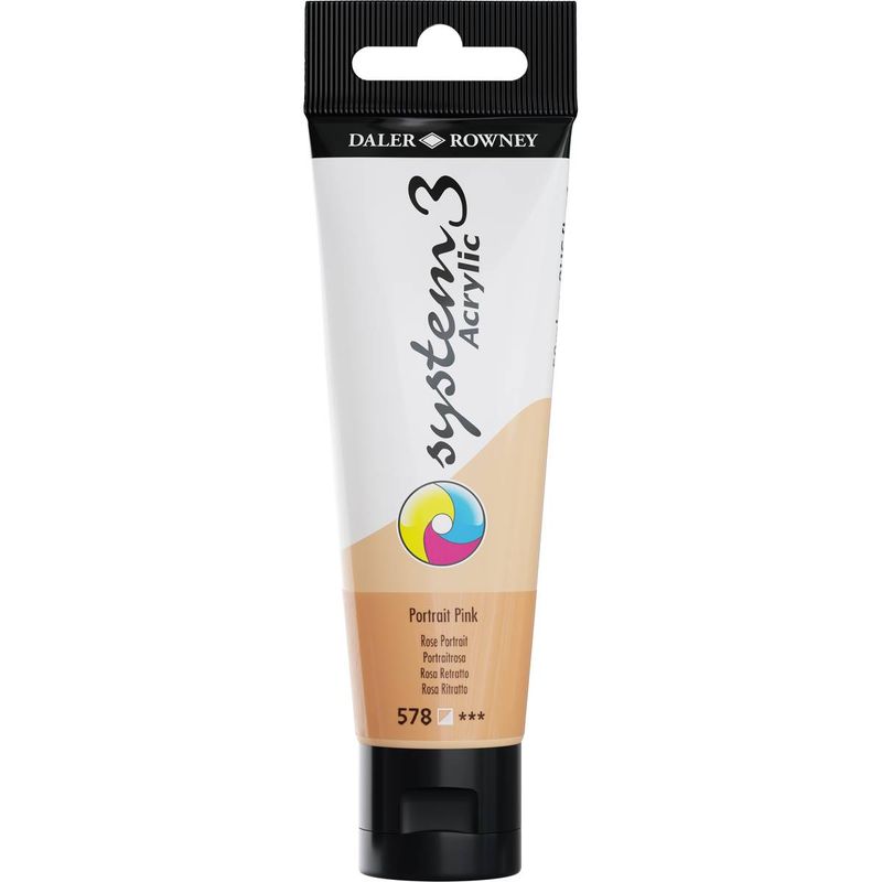 DR System 3 acrylic 59ml 578 Portrait Pink, akryyliväri