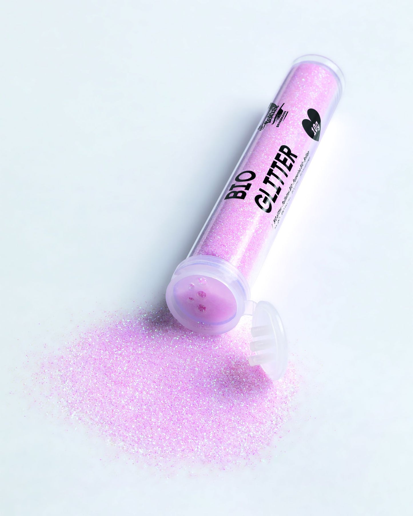 BIO Glitter 10g - Iridescent roosa