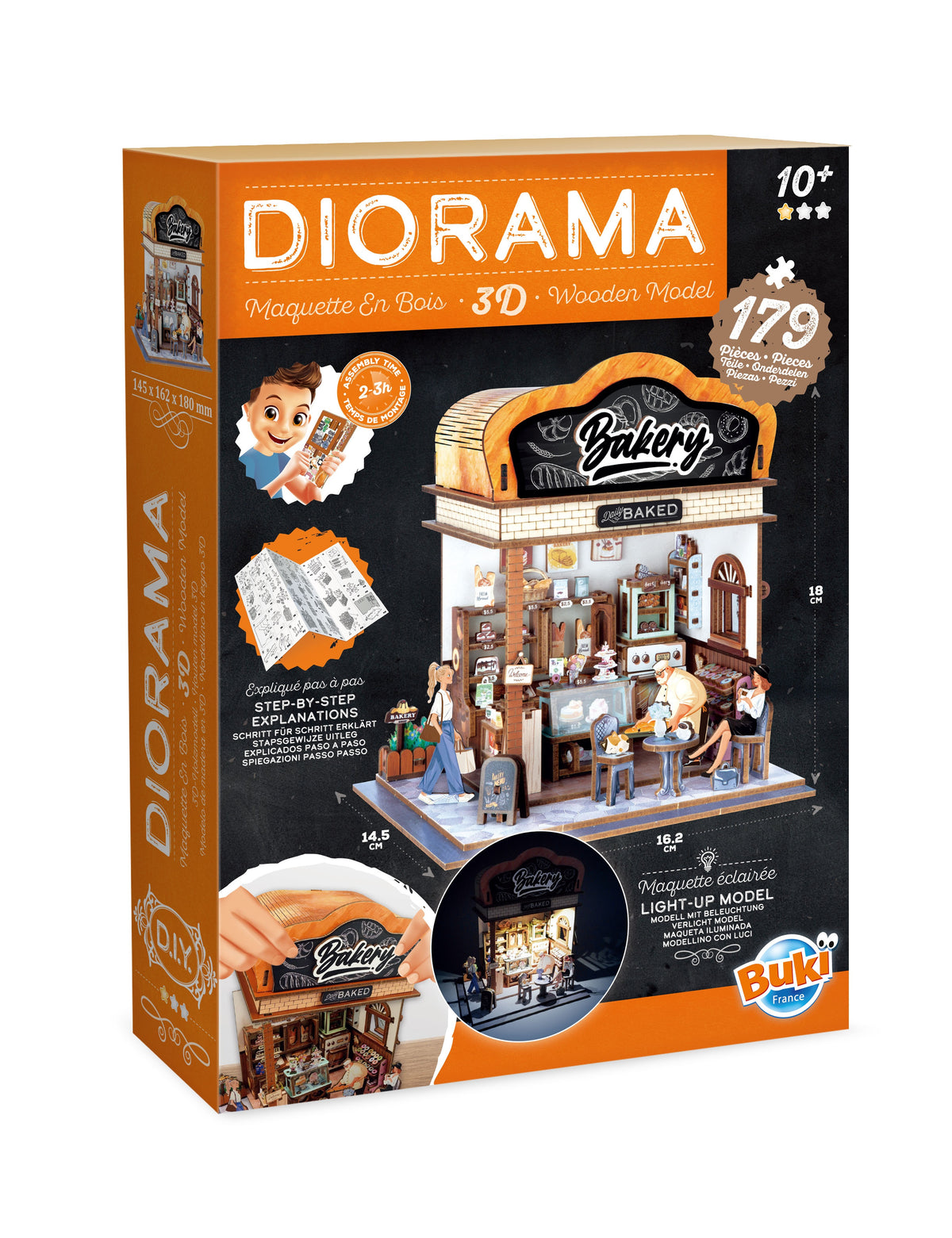 Diorama koottava pienoismalli Buki - Leipomo