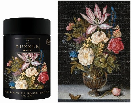 Puzzle Interdruk - Ambrosius Bosschaert, Still Life With Flowers